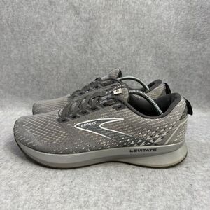 Brooks Shoes Womens Size 9.5 Levitate 5 Grey Silver Running Sneakers 1203571B025